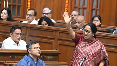 The chief minister during her maiden budgetary speech also announced that her government is collaborating with the ministry of housing & urban affairs and the Delhi Development Authority to convert leased industrial properties into freehold ones. (Arvind Yadav/HT Photo)