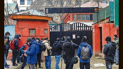 The club was shut down by the J&K administration headed by the lieutenant governor in 2022, a move that was condemned by journalists across the country. (PTI) The club was shut down by the J&K administration headed by the lieutenant governor in 2022, a move that was condemned by journalists across the country. (PTI)