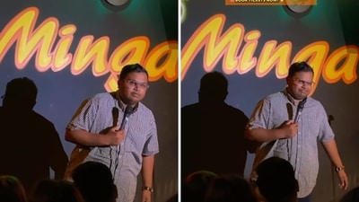 The Indian comedian who shut down a Portuguese heckler with humour and a history lesson. (Instagram/@theramarangistory) The Indian comedian who shut down a Portuguese heckler with humour and a history lesson. (Instagram/@theramarangistory)