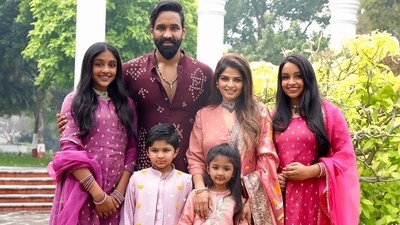 Vishnu Manchu and Viranica Manchu share four children. Vishnu Manchu and Viranica Manchu share four children.