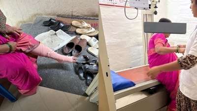 A resident who witnessed the accident rushed her to a nearby hospital. (X/@JsivaUrbantranz)