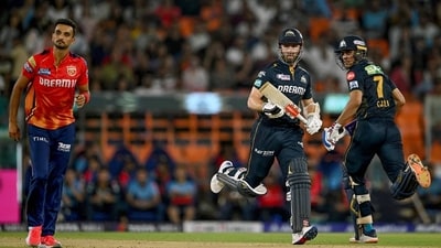 Kane Williamson briefly shared a dressing room with Gill in the IPL (Getty Images) Kane Williamson briefly shared a dressing room with Gill in the IPL (Getty Images)