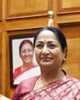 Delhi chief minister Rekha Gupta holds the Budget Document on Tuesday. (Arvind Yadav/HT Photo)