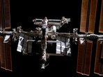 This photo provided by NASA shows the International Space Station from the SpaceX Crew Dragon Endeavour. This photo provided by NASA shows the International Space Station from the SpaceX Crew Dragon Endeavour.