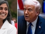 Trump appears to forget Usha Vance's name while talking about her Greenland visit (AP Photo/Allison Joyce, File, Photographer: Shawn Thew/EPA/Bloomberg)