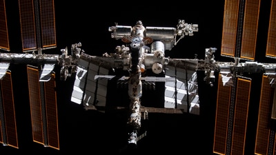 This photo provided by NASA shows the International Space Station from the SpaceX Crew Dragon Endeavour. (AP File) This photo provided by NASA shows the International Space Station from the SpaceX Crew Dragon Endeavour. (AP File)