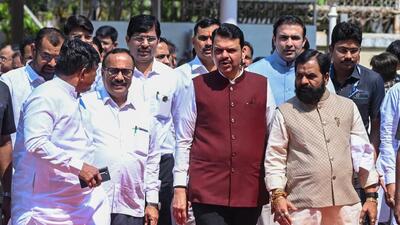 Maharashtra Chief Minister Devendra Fadnavis attended the last day of the Assembly session on Wednesday (HT Photo) Maharashtra Chief Minister Devendra Fadnavis attended the last day of the Assembly session on Wednesday (HT Photo)