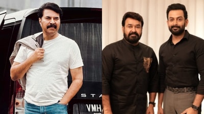 Mammootty sends best wishes to Prithviraj Sukumaran and Mohanlal ahead of L2 Empuraan's release.