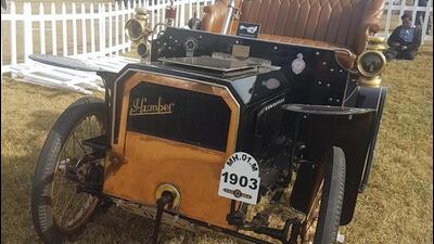 Over 100 vintage and classic cars, along with 100 vintage scooters and motorcycles, will be on display during the Vintage and Classic Car, Motorcycle Annual Fiesta 2025 at Royal Western India Turf Club on March 29-30. (HT)