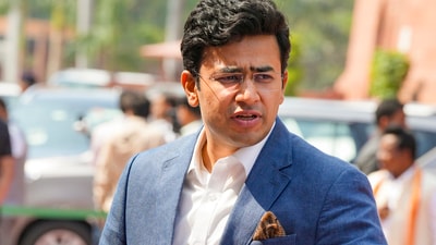 BJP MP Tejasvi Surya. (PTI)