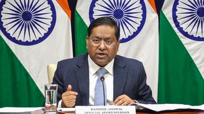 Ministry of external affairs spokesperson Randhir Jaiswal. (PTI File Photo) Ministry of external affairs spokesperson Randhir Jaiswal. (PTI File Photo)