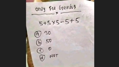 A maths brain teaser on X left users puzzled over the correct answer. (X/@brainyquiz_) A maths brain teaser on X left users puzzled over the correct answer. (X/@brainyquiz_)
