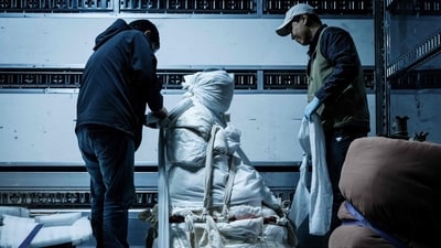 According to government and Buddhist officials, a stone Buddha statue from the eighth century was successfully removed and put in a secure location. In pic: Men secure packed Buddha statues onto a trailer's cargo bed, along with other items, to move them to safety. (AFP) According to government and Buddhist officials, a stone Buddha statue from the eighth century was successfully removed and put in a secure location. In pic: Men secure packed Buddha statues onto a trailer's cargo bed, along with other items, to move them to safety. (AFP)