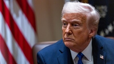 Trump floated new theory regarding how Jeffrey Goldberg, the editor-in-chief of The Atlantic, got into the Signal group chat where the top US officials discussed the war plans. (Bloomberg) Trump floated new theory regarding how Jeffrey Goldberg, the editor-in-chief of The Atlantic, got into the Signal group chat where the top US officials discussed the war plans. (Bloomberg)