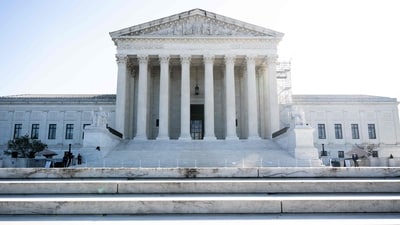 The Supreme Court upheld the ATF regulations in a 7-2 ruling with four conservative justices -- including all three first-term appointees of Republican President Donald Trump -- siding with the three liberals on the court. (Photo by SAUL LOEB / AFP) (AFP) The Supreme Court upheld the ATF regulations in a 7-2 ruling with four conservative justices -- including all three first-term appointees of Republican President Donald Trump -- siding with the three liberals on the court. (Photo by SAUL LOEB / AFP) (AFP)