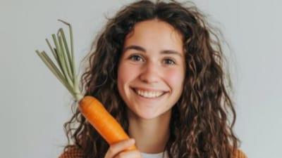 Carrots are rich in beta-carotene, a precursor to vitamin A that helps protect the skin. (Freepik) Carrots are rich in beta-carotene, a precursor to vitamin A that helps protect the skin. (Freepik)