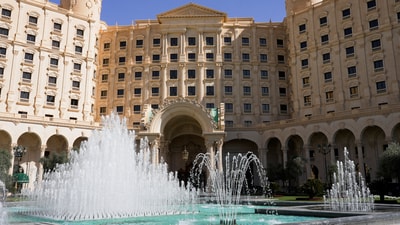 A general view of the Ritz-Carlton hotel in Riyadh, Saudi Arabia. Savvy travellers swear by these genius hotel points strategies. (REUTERS/Mohammed Benmansour)