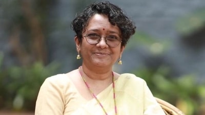 Sarada Muraleedharan took over the post of Kerala chief secretary from her husband Dr V Venu in September 2024. (Facebook/Sarala Muraleedharan) Sarada Muraleedharan took over the post of Kerala chief secretary from her husband Dr V Venu in September 2024. (Facebook/Sarala Muraleedharan)