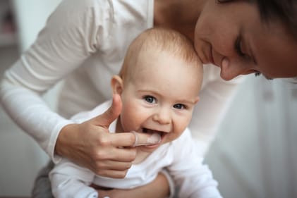 Gum massages provide relief. (Shutterstock) Gum massages provide relief. (Shutterstock)