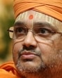 Born in Nanded, Maharashtra, in 1966, Sadhu Bhadreshdas is an internationally acclaimed Sanskrit scholar and an ordained monk of the Bochasanwasi Akshar Purushottam Swaminarayan Sanstha. (HT Photo)