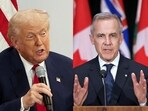 US President Donald Trump and Canadian PM Mark Carney. US President Donald Trump and Canadian PM Mark Carney.
