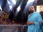 Sai Krishna got acquainted with the victim as Apsara's mother would frequent the temple where the accused was a priest. Sai Krishna got acquainted with the victim as Apsara's mother would frequent the temple where the accused was a priest.