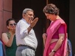 Kangana Ranaut posted a light-hearted moment with MPs Kalyan Banerjee and Priyanka Gandhi Vadra. Kangana Ranaut posted a light-hearted moment with MPs Kalyan Banerjee and Priyanka Gandhi Vadra.