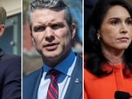 Mike Waltz, Pete Hegseth, and Tulsi Gabbard’s private data leaked online (AP Photo/Alex Brandon, File, photo by Annabelle GORDON / AFP, REUTERS/Leah Millis)