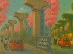 A popular X (formerly Twitter) handle, Peak Bengaluru, shared an AI-generated image of the unfinished flyover. A popular X (formerly Twitter) handle, Peak Bengaluru, shared an AI-generated image of the unfinished flyover.