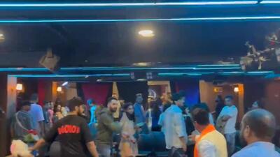 After Kamra shared the controversial song on his social media channels on Sunday, Shiv Sena workers vandalised the Habitat Studio in Khar where his comedy show was recorded, while another group of Shiv Sainiks held a protest in Thane where they burned the comedian’s effigy. After Kamra shared the controversial song on his social media channels on Sunday, Shiv Sena workers vandalised the Habitat Studio in Khar where his comedy show was recorded, while another group of Shiv Sainiks held a protest in Thane where they burned the comedian’s effigy.