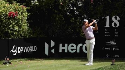 Ajeetesh Sandhu was the best Indian on the opening day of Hero Indian Open on Thursday. (HIO) Ajeetesh Sandhu was the best Indian on the opening day of Hero Indian Open on Thursday. (HIO)