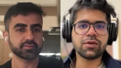 Zerodha co-founder Nikhil Kamath and Perplexity CEO Aravind Srinivas. (YouTube/@NikhilKamath) Zerodha co-founder Nikhil Kamath and Perplexity CEO Aravind Srinivas. (YouTube/@NikhilKamath)