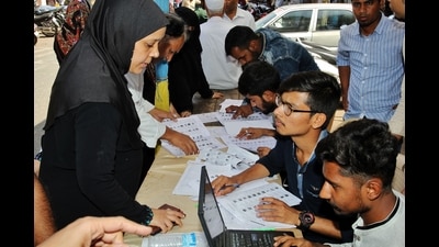 Assembly by-elections are due in Kadi and Visavadar constituencies in Gujarat; Nagrota and Budgam seats in Jammu and Kashmir; Kaliganj in West Bengal; Tadubi in Manipur; Nilambur in Kerala; and Ludhiana West in Punjab. (HT PHOTO) Assembly by-elections are due in Kadi and Visavadar constituencies in Gujarat; Nagrota and Budgam seats in Jammu and Kashmir; Kaliganj in West Bengal; Tadubi in Manipur; Nilambur in Kerala; and Ludhiana West in Punjab. (HT PHOTO)