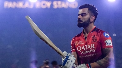Royal Challengers Bengaluru's Virat Kohli warms up before the start of the Indian Premier League (IPL) Twenty20 cricket match between Kolkata Knight Riders and Royal Challengers Bengaluru (AFP) Royal Challengers Bengaluru's Virat Kohli warms up before the start of the Indian Premier League (IPL) Twenty20 cricket match between Kolkata Knight Riders and Royal Challengers Bengaluru (AFP)