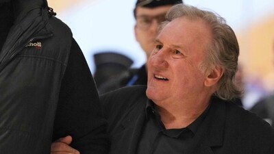 Gerard Depardieu during his trial in which he is charged with sexually assaulting two women during a film shoot in 2021, at the Paris criminal court in the Tribunal de Paris courthouse, on March 26, 2025. (Photo by Dimitar DILKOFF / AFP) (AFP) Gerard Depardieu during his trial in which he is charged with sexually assaulting two women during a film shoot in 2021, at the Paris criminal court in the Tribunal de Paris courthouse, on March 26, 2025. (Photo by Dimitar DILKOFF / AFP) (AFP)