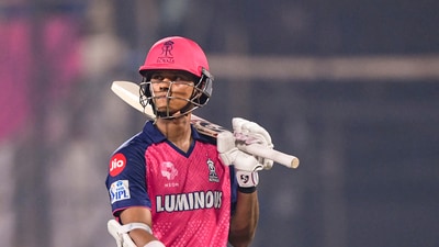 Yashasvi Jaiswal was dismissed for one run in Rajasthan Royals' season opener against Sunrisers Hyderabad (PTI) Yashasvi Jaiswal was dismissed for one run in Rajasthan Royals' season opener against Sunrisers Hyderabad (PTI)