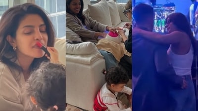 Priyanka Chopra shared photos from New York starring Malti and Nick Jonas. Priyanka Chopra shared photos from New York starring Malti and Nick Jonas.