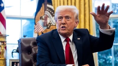 US President Donald Trump speaks in the Oval Office of the White House in Washington, DC, US, on Wednesday, March 26, 2025. Trump said he will be implementing a 25% tariff on auto imports, expanding a trade war designed to bring more manufacturing jobs to the US and setting the stage for an even broader push on levies next week. (Bloomberg) US President Donald Trump speaks in the Oval Office of the White House in Washington, DC, US, on Wednesday, March 26, 2025. Trump said he will be implementing a 25% tariff on auto imports, expanding a trade war designed to bring more manufacturing jobs to the US and setting the stage for an even broader push on levies next week. (Bloomberg)