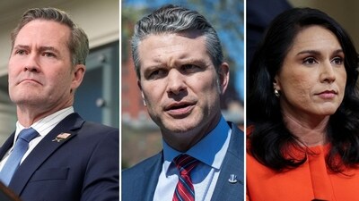 Mike Waltz, Pete Hegseth, and Tulsi Gabbard’s private data leaked online (AP Photo/Alex Brandon, File, photo by Annabelle GORDON / AFP, REUTERS/Leah Millis) Mike Waltz, Pete Hegseth, and Tulsi Gabbard’s private data leaked online (AP Photo/Alex Brandon, File, photo by Annabelle GORDON / AFP, REUTERS/Leah Millis)