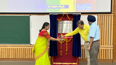 IIT Delhi inaugurates Rekhi Mind Lab lab to promote the science of happiness (IIT Delhi official website) IIT Delhi inaugurates Rekhi Mind Lab lab to promote the science of happiness (IIT Delhi official website)