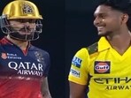 Virat Kohli was angry after smacking Matheesha Pathirana for a six. Virat Kohli was angry after smacking Matheesha Pathirana for a six.