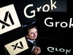 Screens display the logos of xAI and Grok, the AI chatbot developed by Elon Musk's xAI, in this photo illustration taken on January 13, 2025, in Toulouse. Musk announced on March 28, 2025, that xAI is acquiring X (formerly Twitter) in a deal valuing it at $33 billion. Screens display the logos of xAI and Grok, the AI chatbot developed by Elon Musk's xAI, in this photo illustration taken on January 13, 2025, in Toulouse. Musk announced on March 28, 2025, that xAI is acquiring X (formerly Twitter) in a deal valuing it at $33 billion.