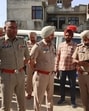 Police at the crime spot at Kanianwali village in Faridkot on Friday morning. (HT Photo) Police at the crime spot at Kanianwali village in Faridkot on Friday morning. (HT Photo)