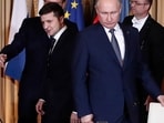 Russian President Vladimir Putin raised the idea of a "transitional administration" for Ukraine. Russian President Vladimir Putin raised the idea of a "transitional administration" for Ukraine.
