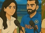 The images appeared to depict Mehta in conversation with several notable figures, The images appeared to depict Mehta in conversation with several notable figures,