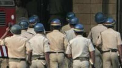 According to the complaint, Jagjit Singh’s trailer was taken from a temporary holding location near the Khanauri border after the protest was dispersed on March 19. (HT File)