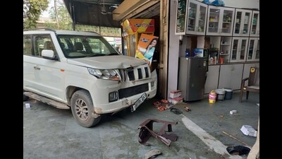 Acting swiftly, police arrested the youth, identified as Shiva, a resident of Khark Mangoli, Panchkula, within 24 hours of the tragic crash. (Sant Arora/HT) Acting swiftly, police arrested the youth, identified as Shiva, a resident of Khark Mangoli, Panchkula, within 24 hours of the tragic crash. (Sant Arora/HT)