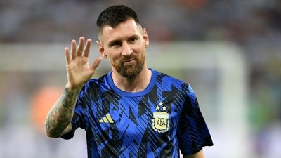 Lionel Messi was ruled out of Argentina's squad for the March international break due to an adductor muscle injury. (AFP) Lionel Messi was ruled out of Argentina's squad for the March international break due to an adductor muscle injury. (AFP)