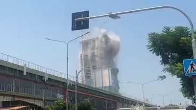 There were no immediate reports of damage or casualties. (HT Photo) There were no immediate reports of damage or casualties. (HT Photo)