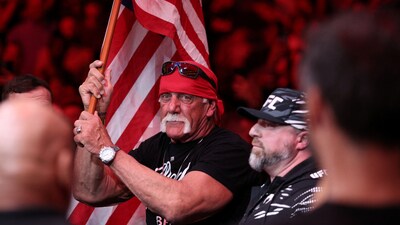 Former WWE wrestler Hulk Hogan. (USA TODAY Sports via Reuters Con)